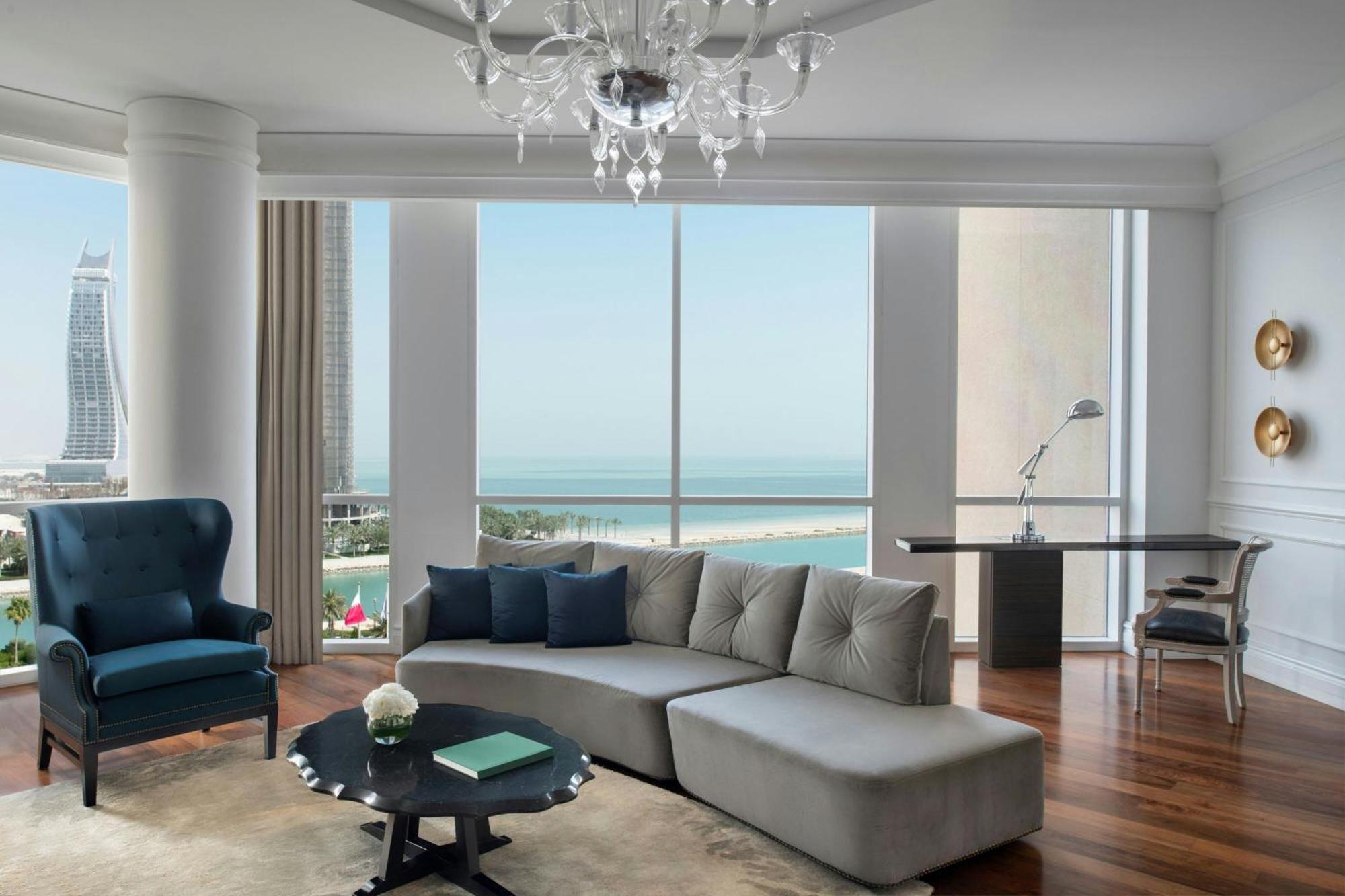 The Ritz-Carlton, Doha Hotel Exterior photo A living room at Jumeirah Atlantis