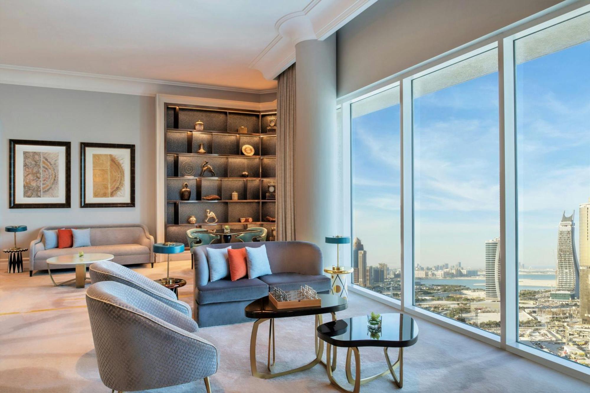 The Ritz-Carlton, Doha Hotel Exterior photo A living room at the Address Downtown Dubai